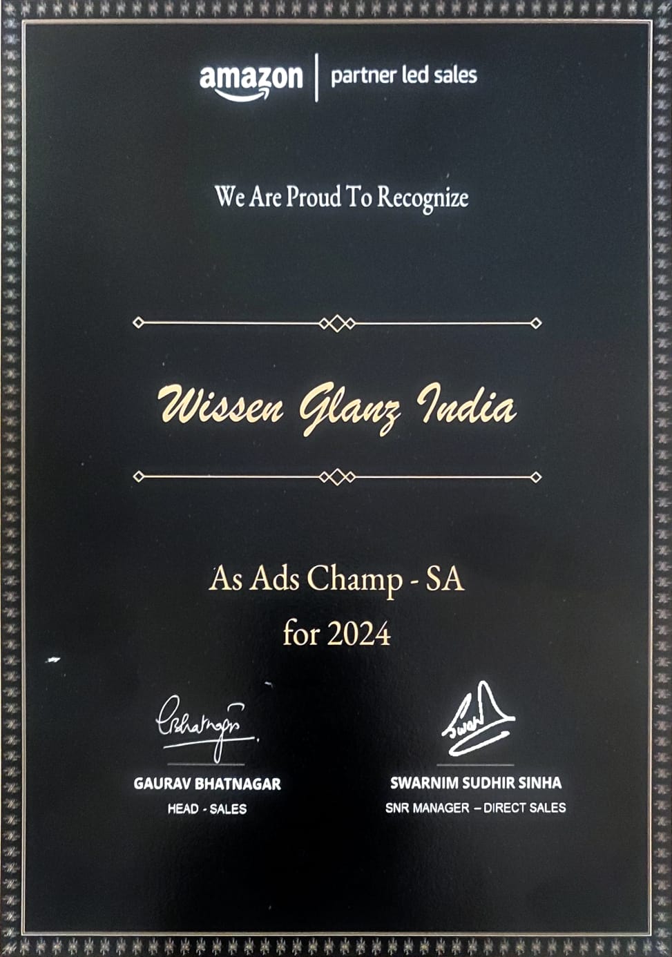 As Ads Champ - SA for 2024